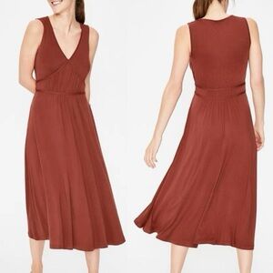 Boden Rust Midi Dress